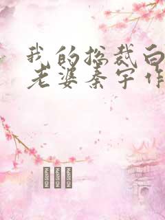 我的总裁白富美老婆秦宇作者