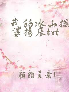 我的冰山总裁老婆杨辰txt