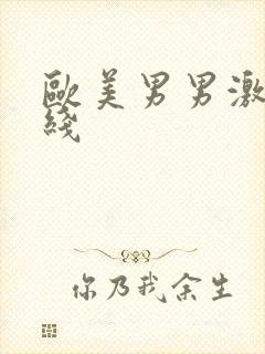 欧美男男激情在线