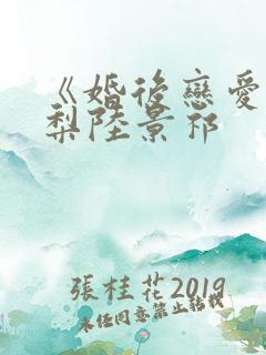 《婚后恋爱》江梨陆景祁