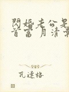 闪婚老公是隐藏首富 月清棠