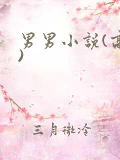 男男小说(高h)