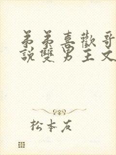 弟弟喜欢哥哥小说双男主文