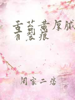 舌苔黄厚腻中间有裂痕