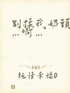 别揉我奶头…嗯…啊…