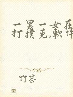 一男一女在床上打扑克,软件