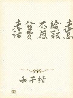 老公不给老婆生活费应该怎么起诉