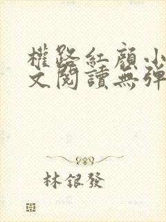 权路红颜小说全文阅读无弹窗