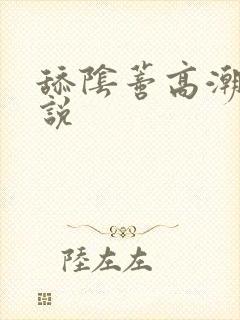 舔阴蒂高潮 小说