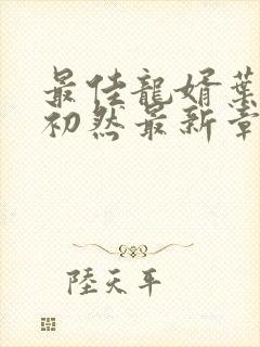 最佳龙婿叶辰萧初然最新章节