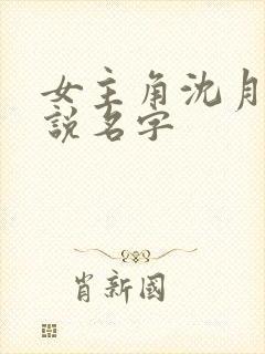 女主角沈月凝小说名字
