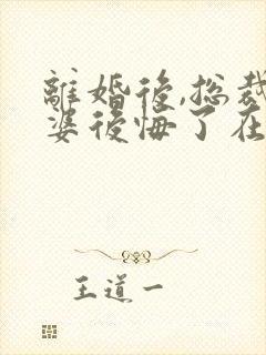 离婚后,总裁老婆后悔了在线阅读