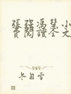 张强冯慧小说免费阅读全文最新章节