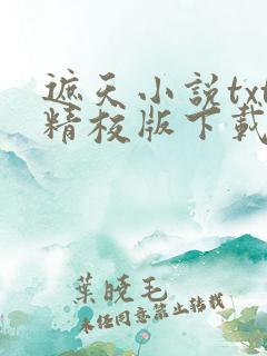 遮天小说txt精校版下载