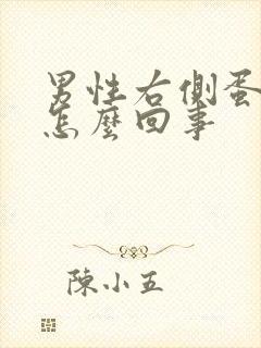 男性右侧蛋蛋疼怎么回事