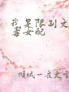 我是限制文的恶毒女配