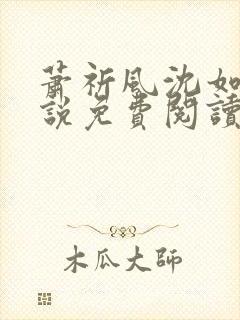 萧祈风沈如枝小说免费阅读最新章节