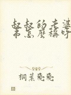 叔叔的老婆的弟弟怎么称呼