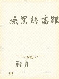 操黑丝高跟御姐