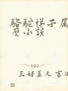 骆驼祥子属于什么小说