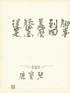 从膝盖到脚发凉是怎么回事