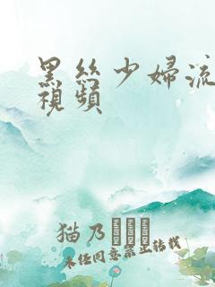 黑丝少妇流白浆视频