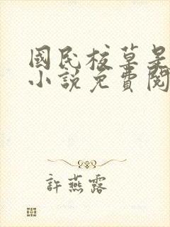 国民校草是女生小说免费阅读