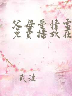 父母爱情电视剧免费播放在线