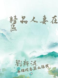 精品人妻在线一区