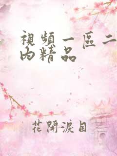 视频一区二区国内精品