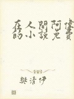 在人间阿伟芳姨的小说免费阅读