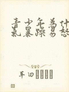 青少年为什么脾气暴躁易怒