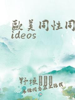 欧美同性同志videos