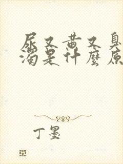 尿又黄又臭又浑浊是什么原因