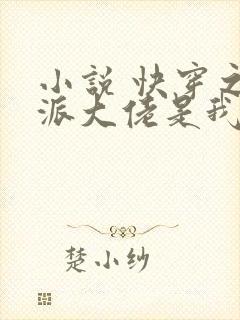 小说 快穿之反派大佬是我囊中物