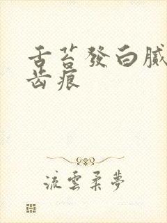 舌苔发白腻 有齿痕