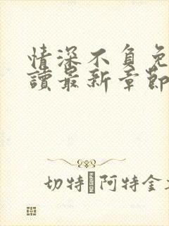 情深不负免费阅读最新章节