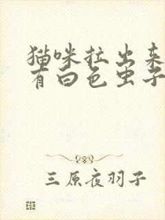 猫咪拉出来的屎有白色虫子怎么回事