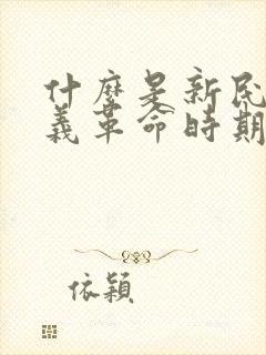 什么是新民主主义革命时期