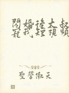 闪婚后大叔每天宠我短视频