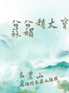 公公赵大宝儿媳苏媚