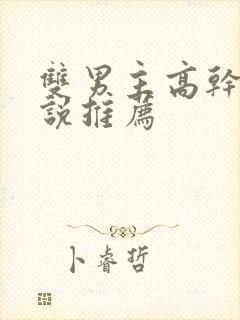 双男主高干文小说推荐