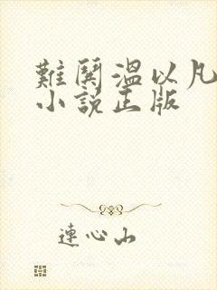 难哄温以凡桑延小说正版