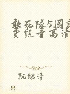 敢死队5国语免费观看高清完整版