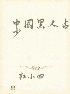 中国黑人占比多少