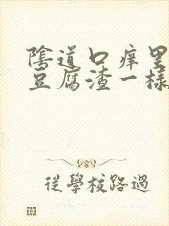 阴道口痒里面有豆腐渣一样的东西