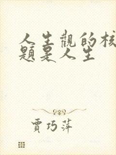 人生观的核心问题是人生