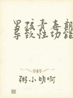 男孩青春期胖会导致性功能低下吗