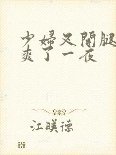 少妇叉开腿让我爽了一夜