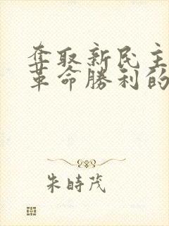 夺取新民主主义革命胜利的指导思想